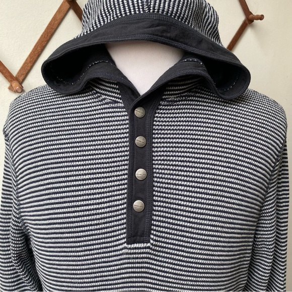 Michael Kors Waffle Knit Striped Hoodie - Picture 2 of 14